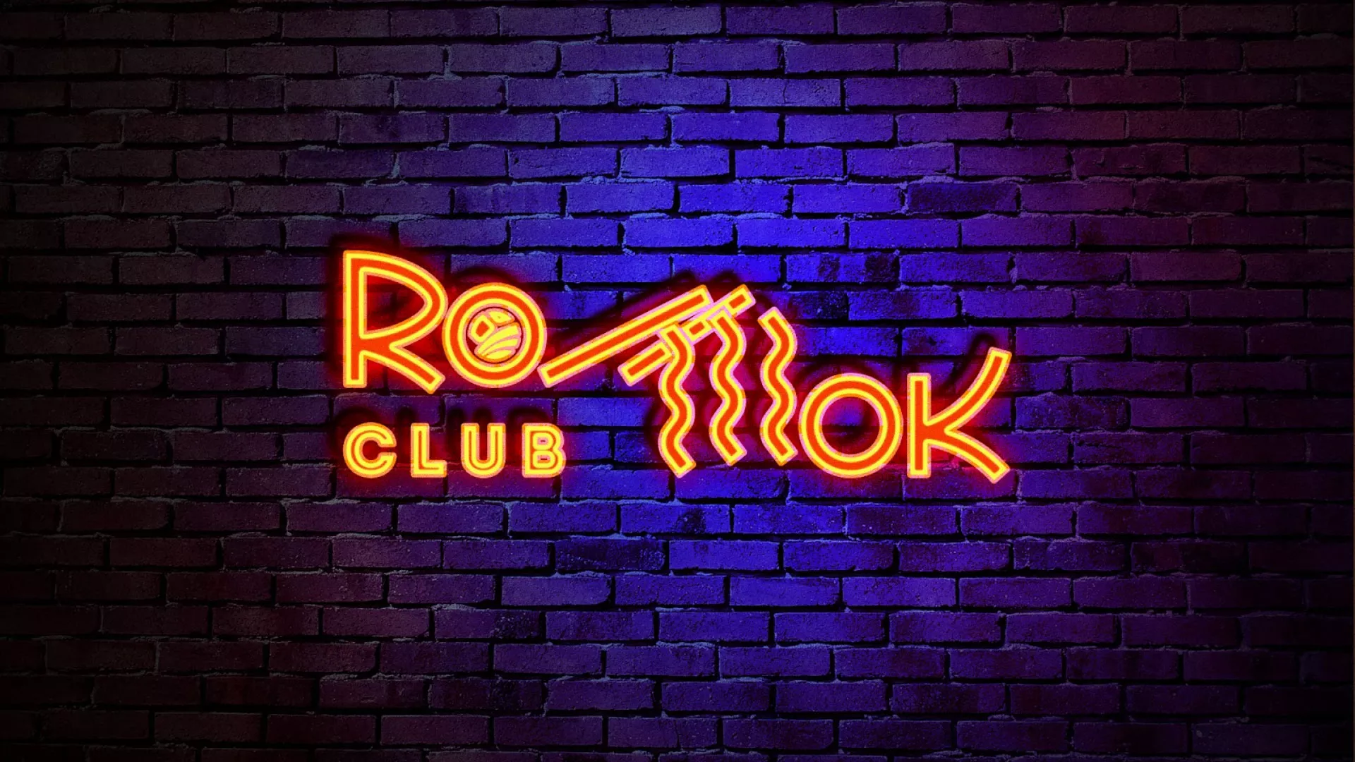 Разработка интерьерной вывески суши-бара «Roll Wok Club» в Ногинске